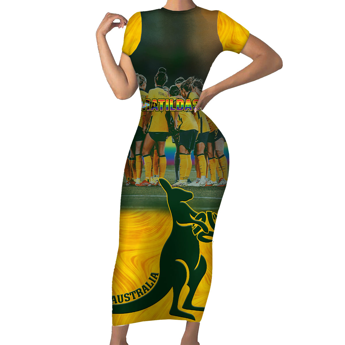 matildas-pride-family-matching-short-sleeve-bodycon-dress-and-hawaiian-shirt-lgbt-kangaroo-australian-proud