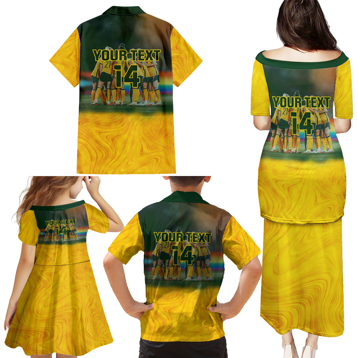 custom-matildas-pride-family-matching-puletasi-dress-and-hawaiian-shirt-lgbt-kangaroo-australian-proud