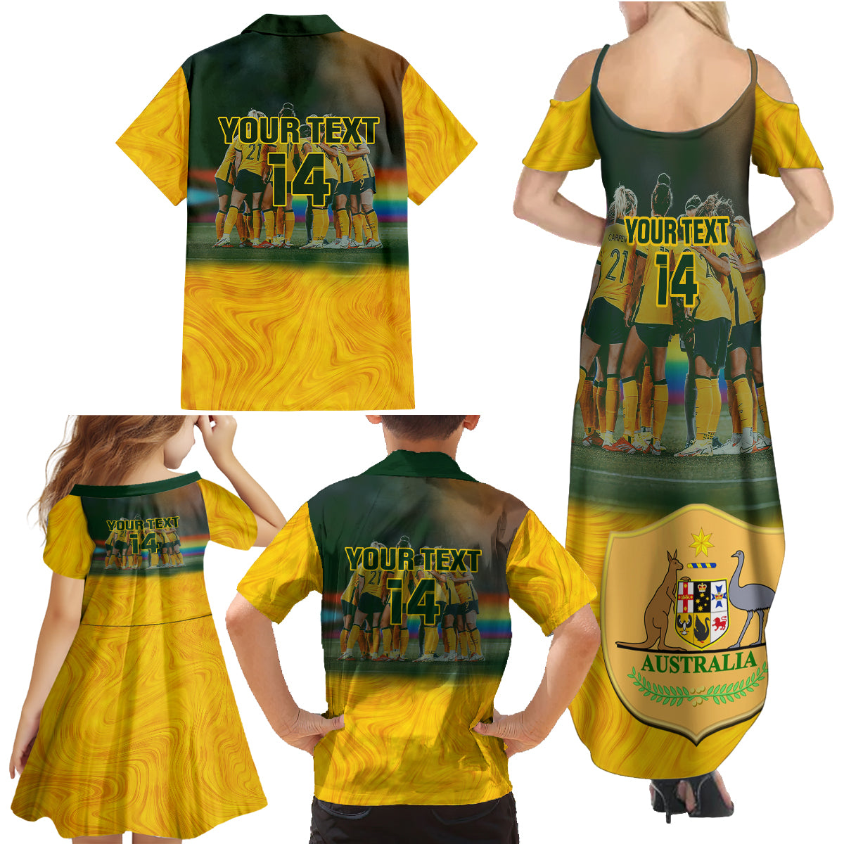 custom-matildas-pride-family-matching-summer-maxi-dress-and-hawaiian-shirt-lgbt-kangaroo-australian-proud