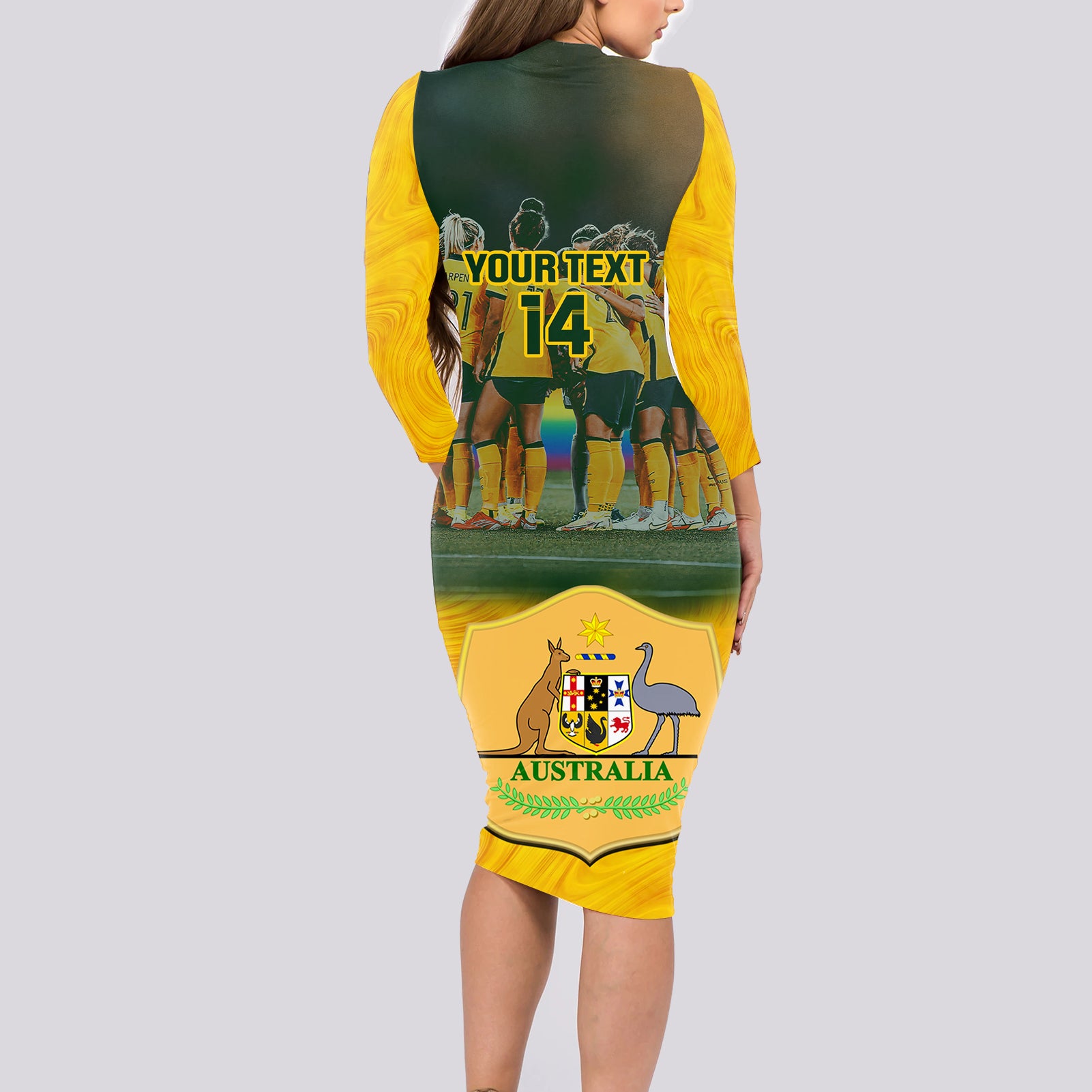 custom-matildas-pride-long-sleeve-bodycon-dress-lgbt-kangaroo-australian-proud