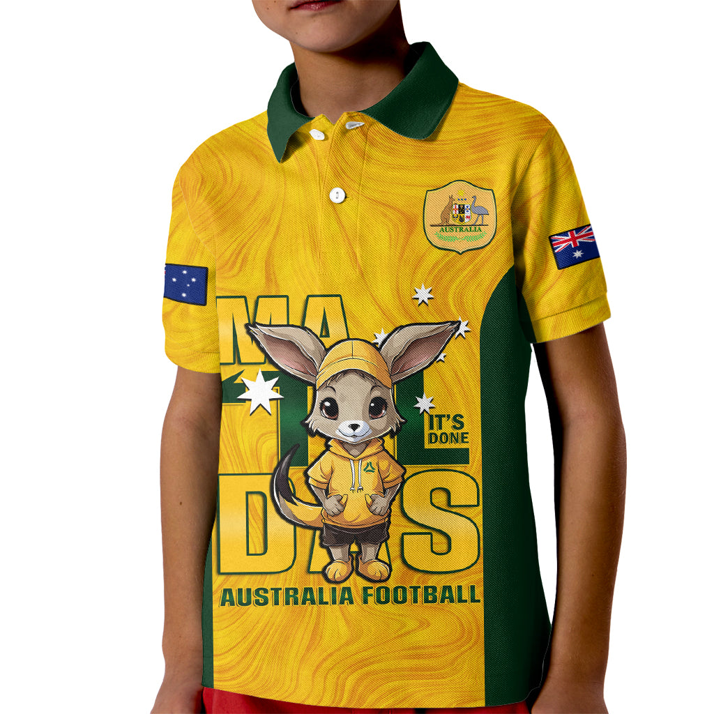 custom-matildas-kid-polo-shirt-australian-cute-mascot-unique-gold-version