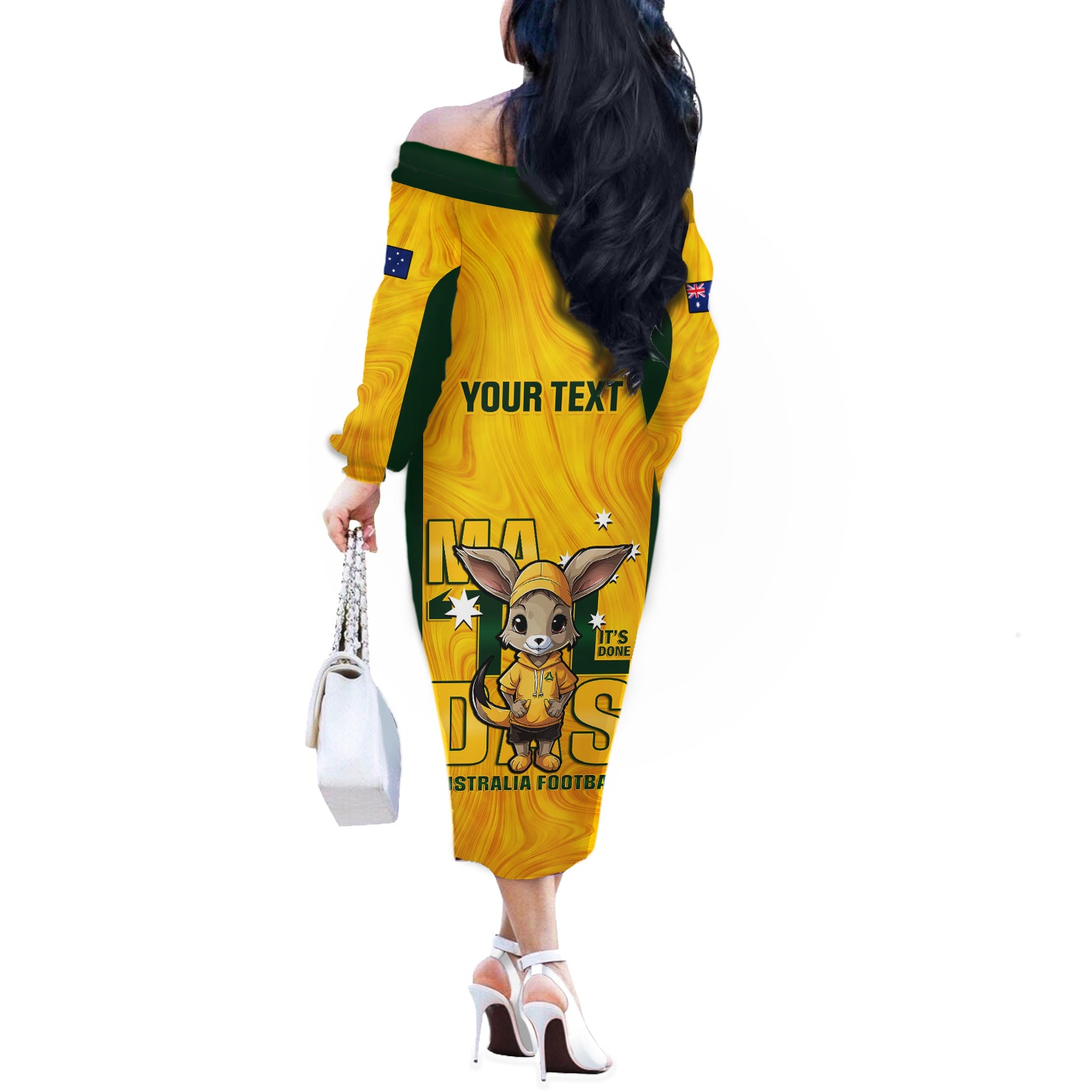 custom-matildas-off-the-shoulder-long-sleeve-dress-australian-cute-mascot-unique-gold-version