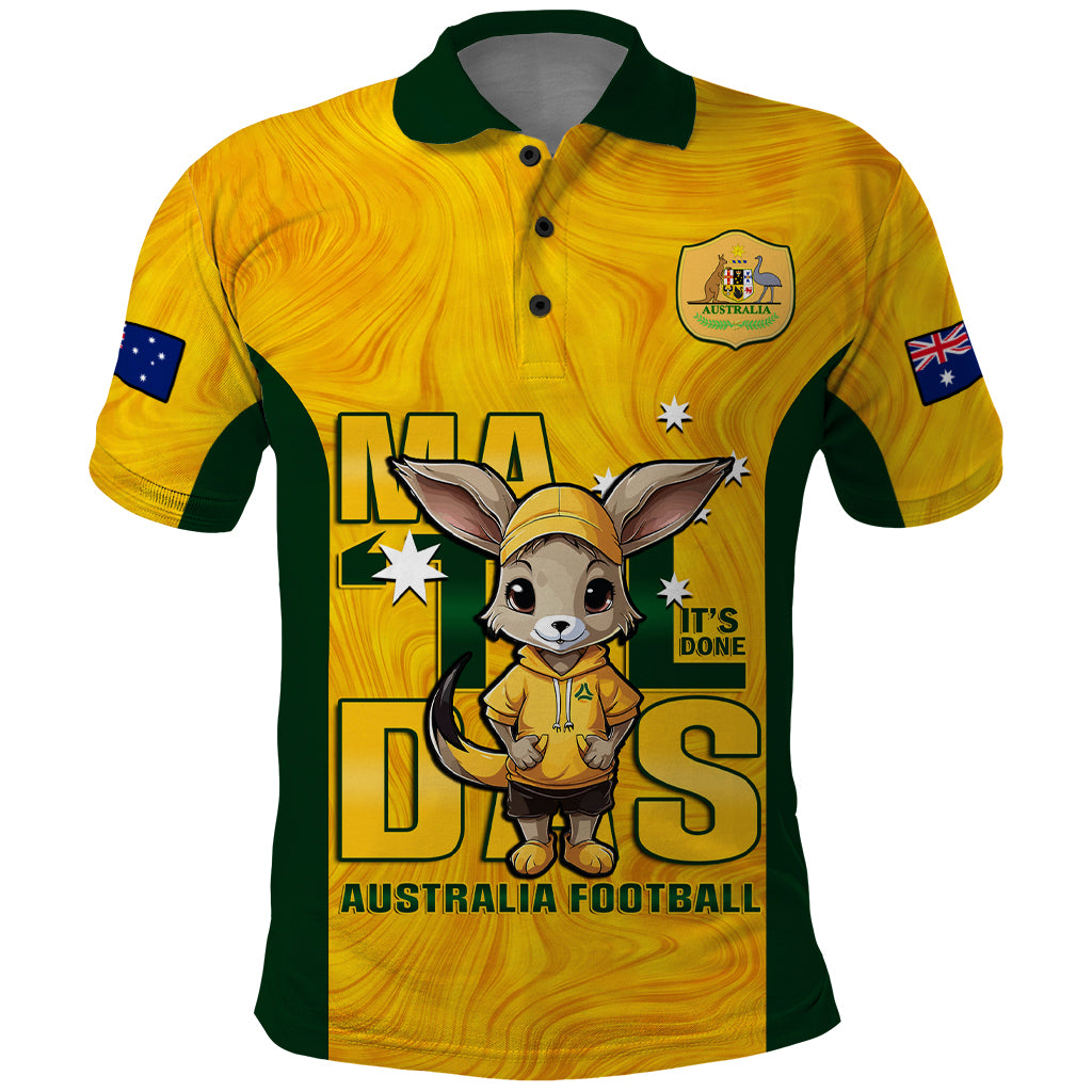 custom-matildas-polo-shirt-australian-cute-mascot-unique-gold-version