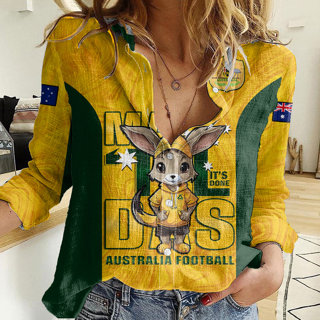 custom-matildas-women-casual-shirt-australian-cute-mascot-unique-gold-version