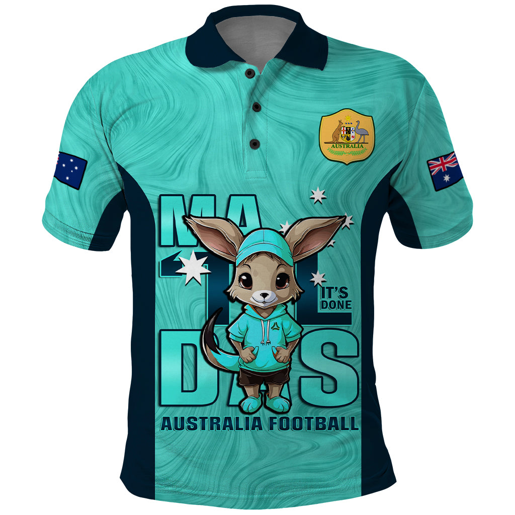 custom-matildas-polo-shirt-australian-cute-mascot-unique-turquosie-version