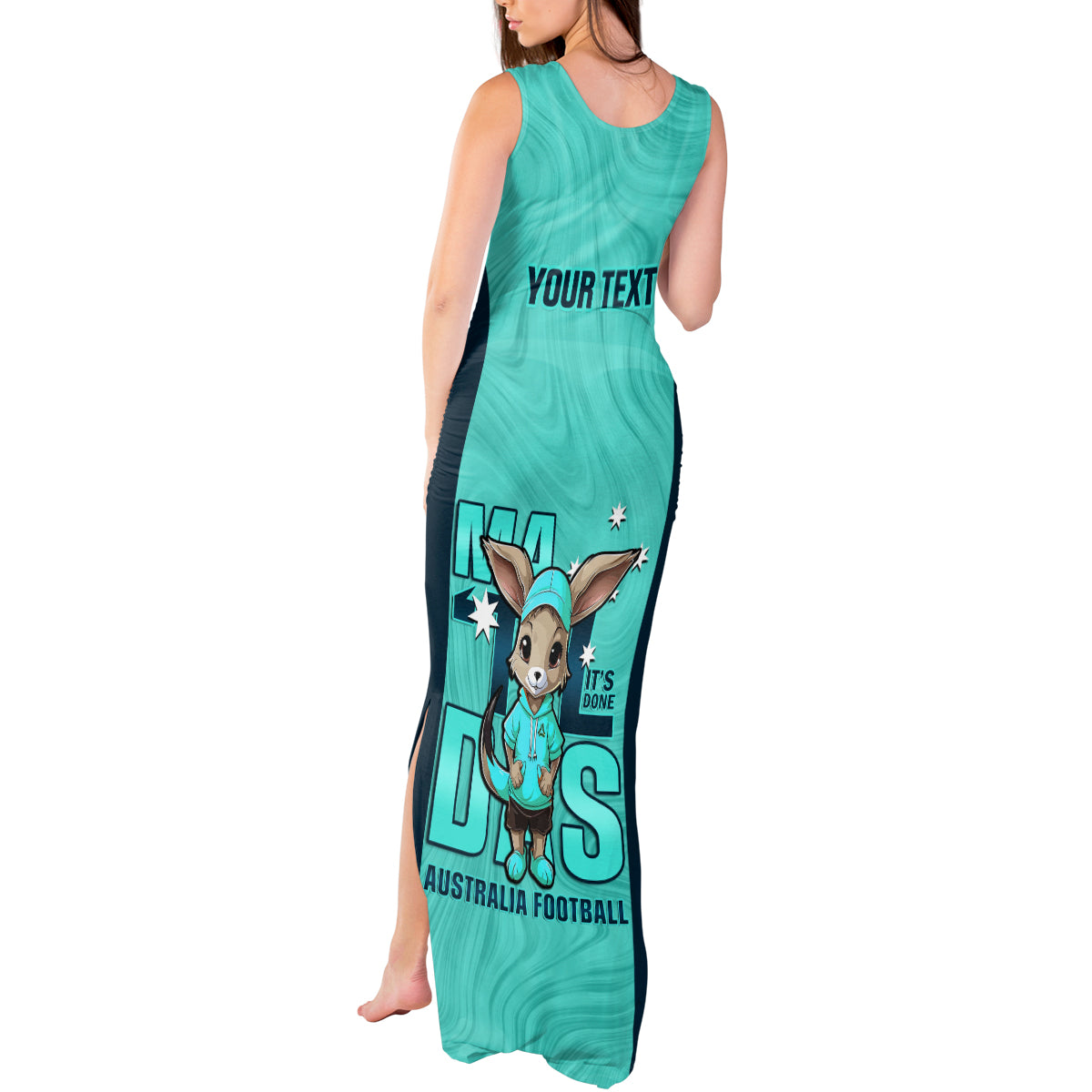 custom-matildas-tank-maxi-dress-australian-cute-mascot-unique-turquosie-version