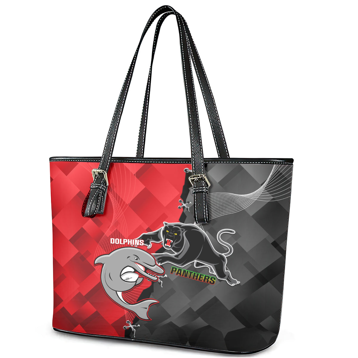 personalised-panthers-and-dolphins-leather-tote-bag-sporty-version