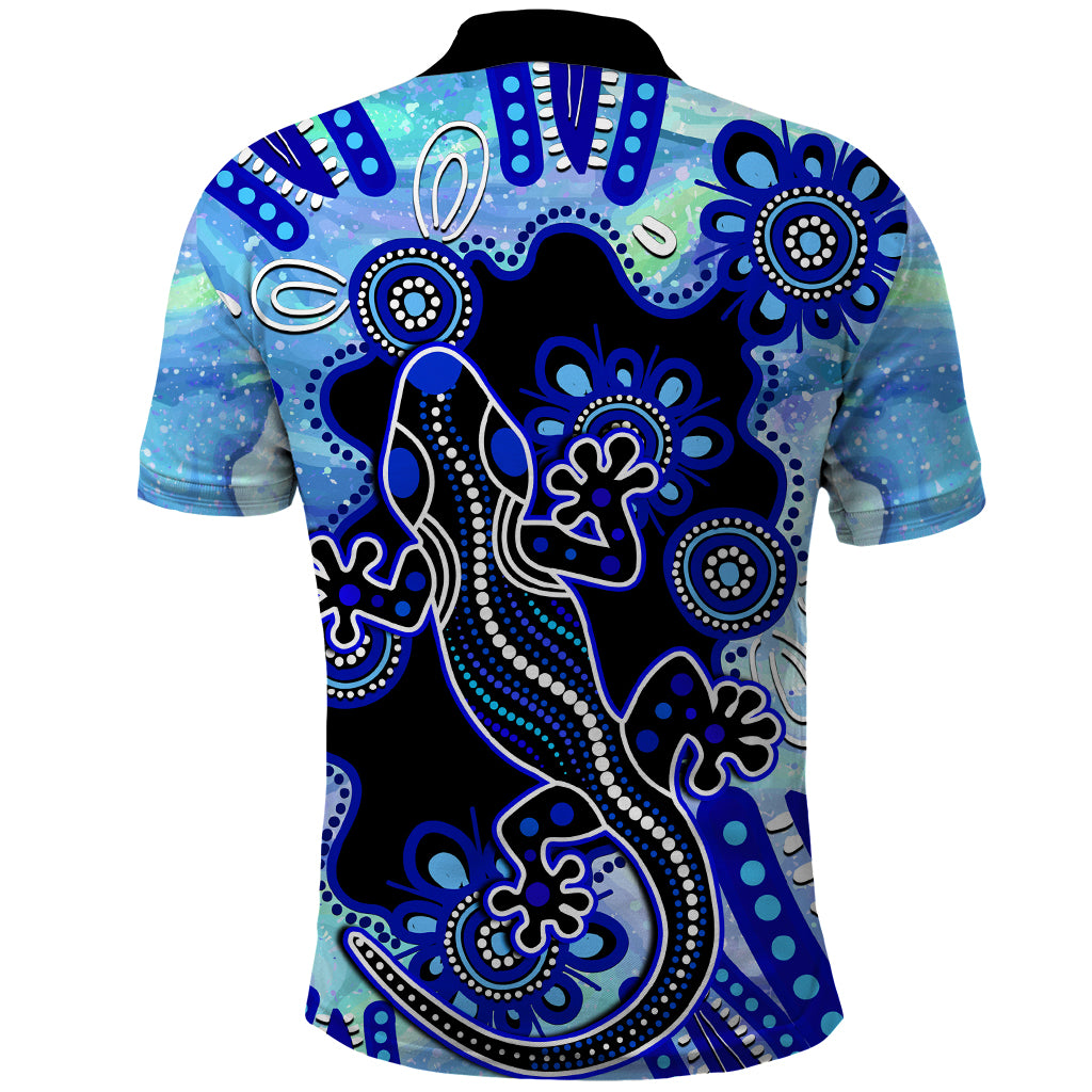 australia-polo-shirt-aussie-opal-pattern-with-lizard-aboriginal-art-turquoise