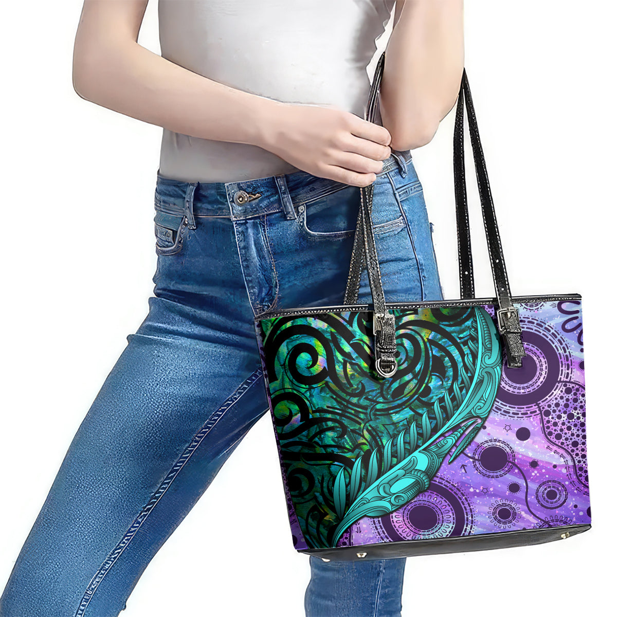 new-zealand-paua-shell-with-australia-opal-unique-combine-leather-tote-bag