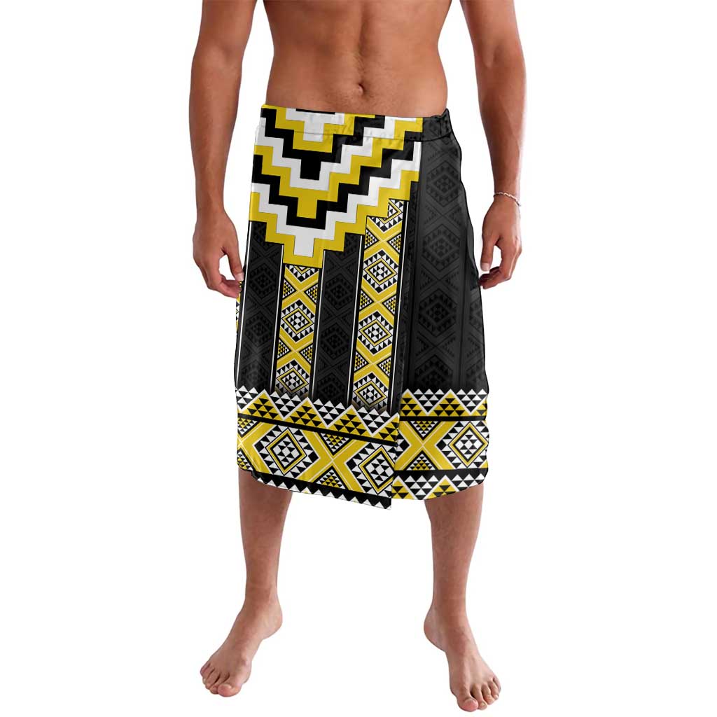 Yellow Taniko Aotearoa Lavalava Niho Taniwha Mix Poutama