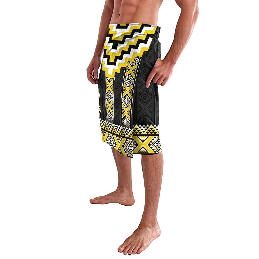 Yellow Taniko Aotearoa Lavalava Niho Taniwha Mix Poutama