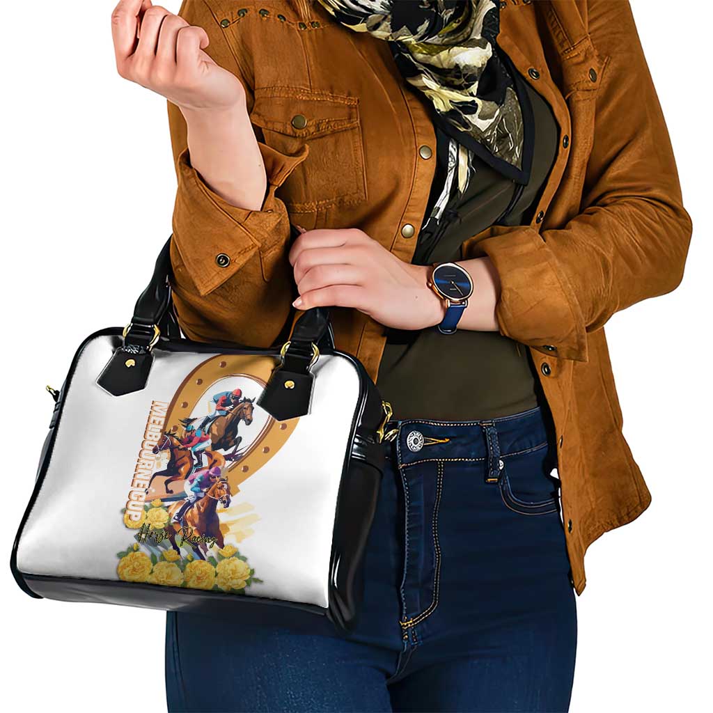 Melbourne Cup Australia Shoulder Handbag Horse Racing Happy 164th Anniversary