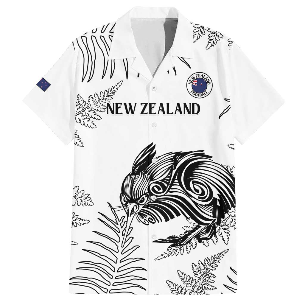 Custom New Zealand Kiwi Football Family Matching Long Sleeve Bodycon Dress and Hawaiian Shirt Aotearoa Silver Fern