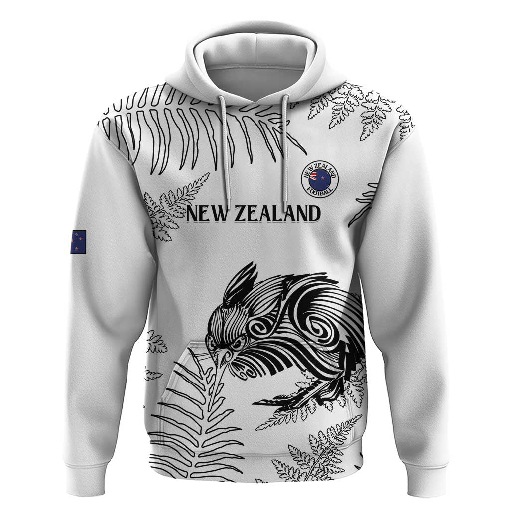 Custom New Zealand Kiwi Football Hoodie Aotearoa Silver Fern