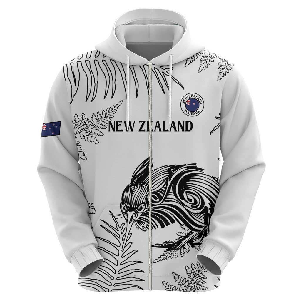 Custom New Zealand Kiwi Football Hoodie Aotearoa Silver Fern