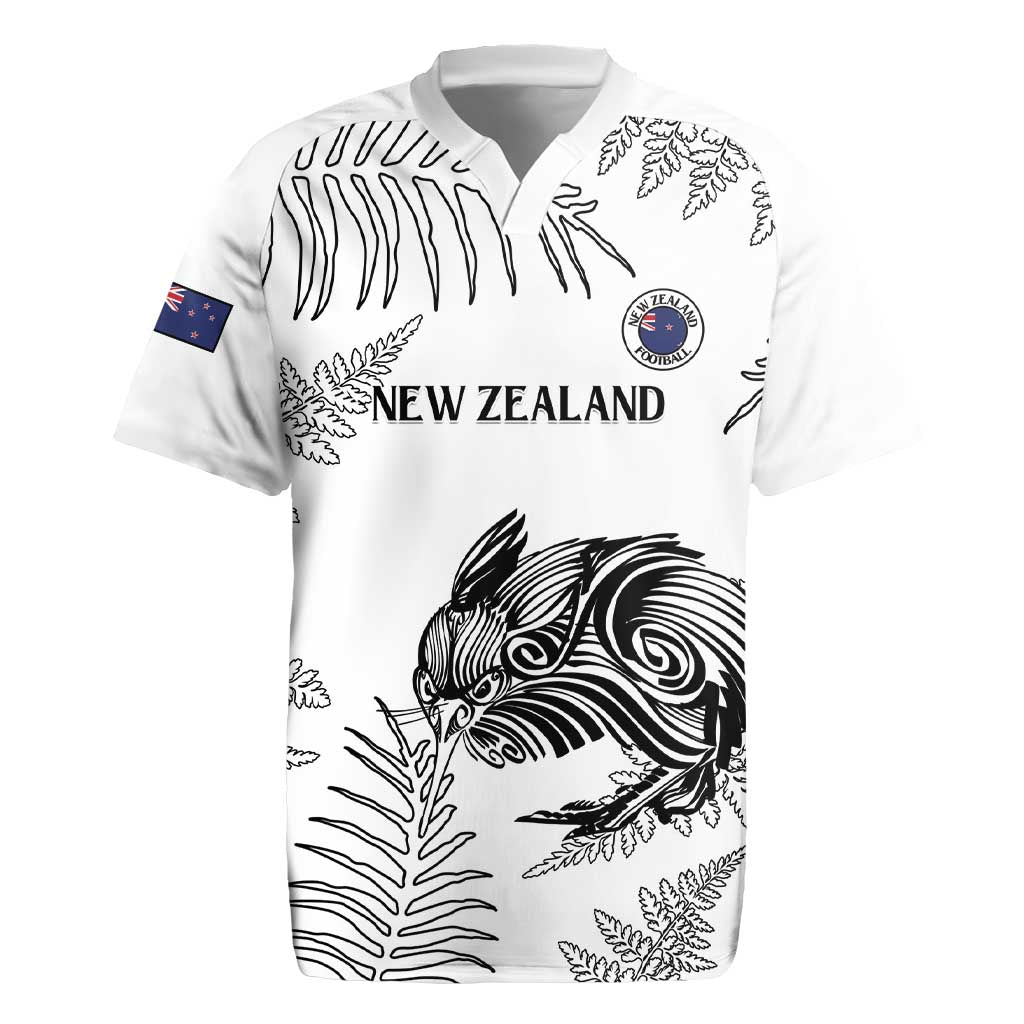 Custom New Zealand Kiwi Football Rugby Jersey Aotearoa Silver Fern