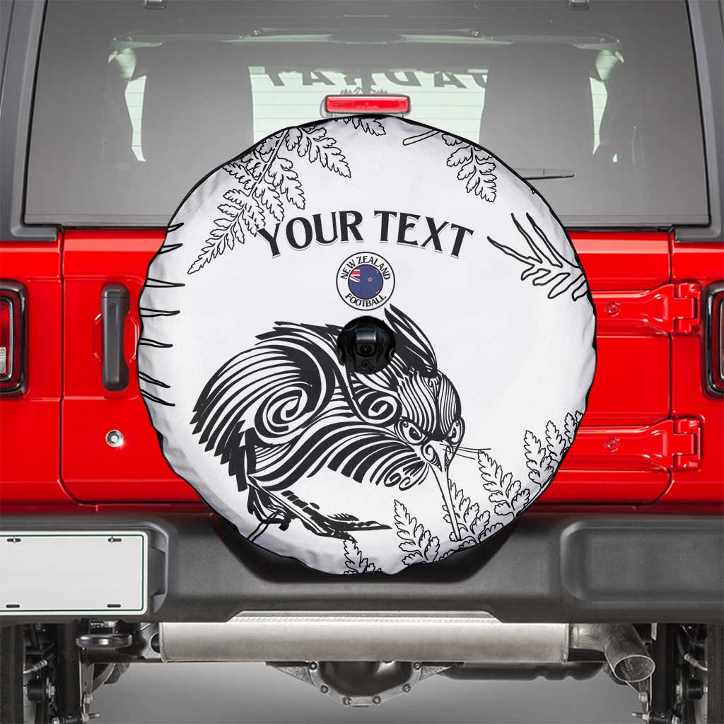 Custom New Zealand Kiwi Football Spare Tire Cover Aotearoa Silver Fern