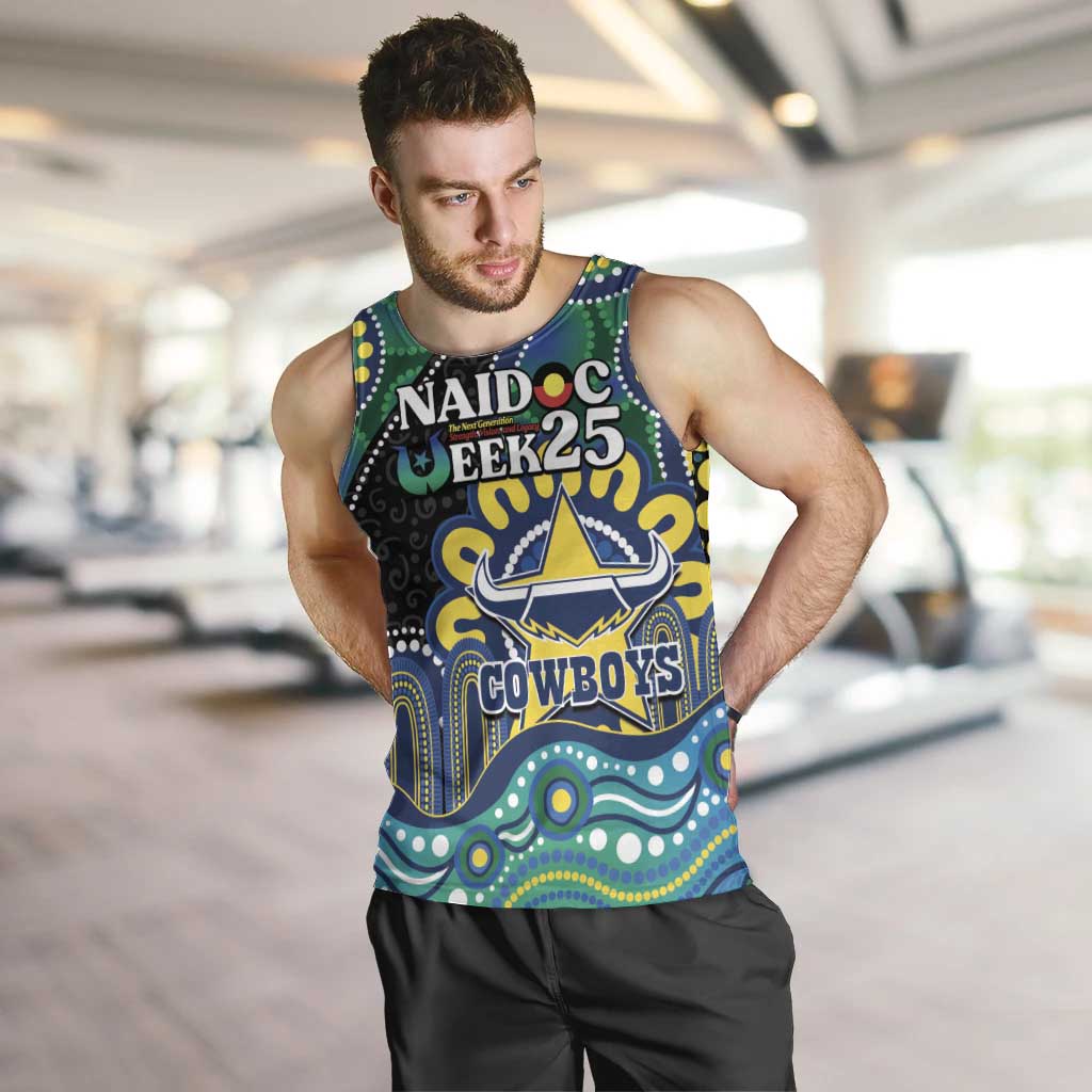 Custom NAIDOC Week 2025 Cowboys Men Tank Top Indigenous Art