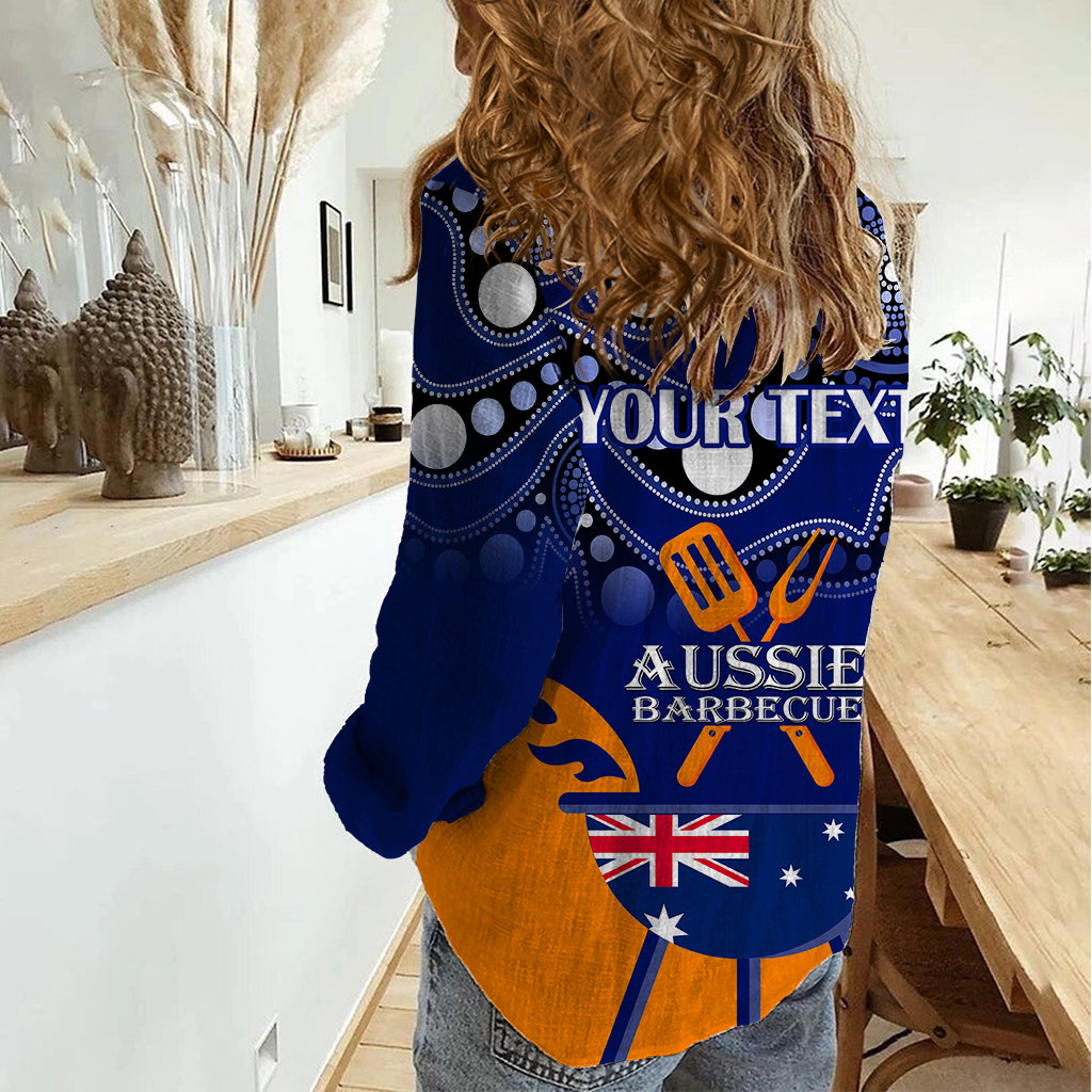 personalised-australia-barbecue-women-casual-shirt-aussie-lovers-bbq-indigenous-version