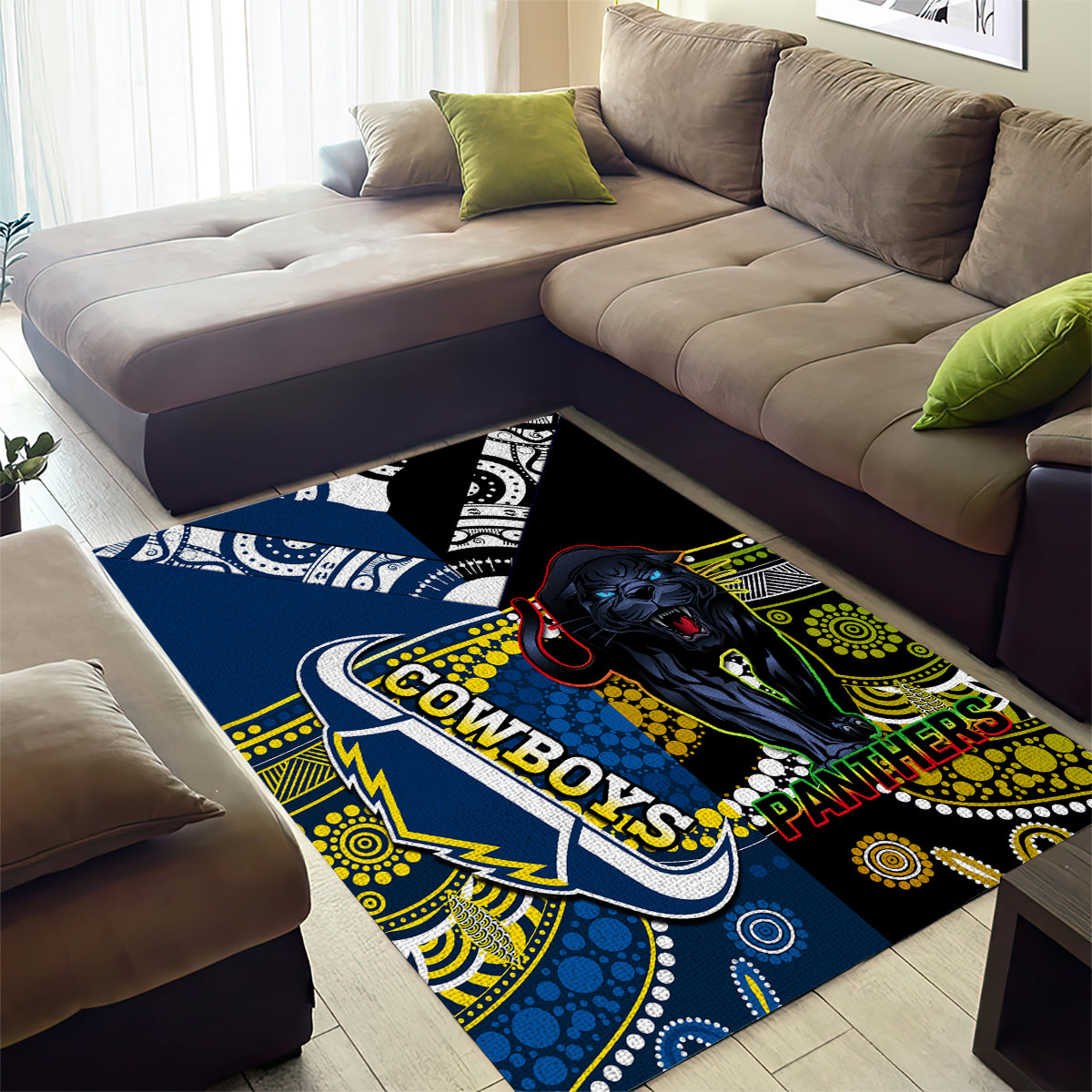 custom-panthers-and-cowboys-rugby-area-rug-aboriginal-version