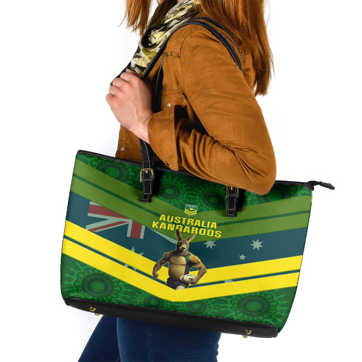 custom-australia-rugby-leather-tote-bag-pacific-2023-go-aussie-kangaroos