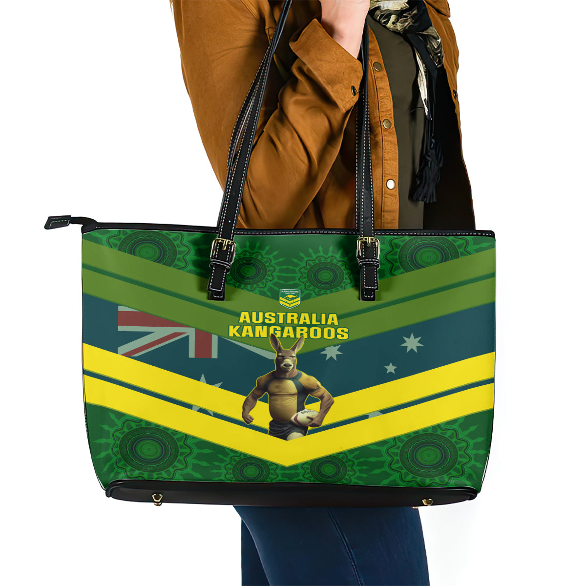 custom-australia-rugby-leather-tote-bag-pacific-2023-go-aussie-kangaroos