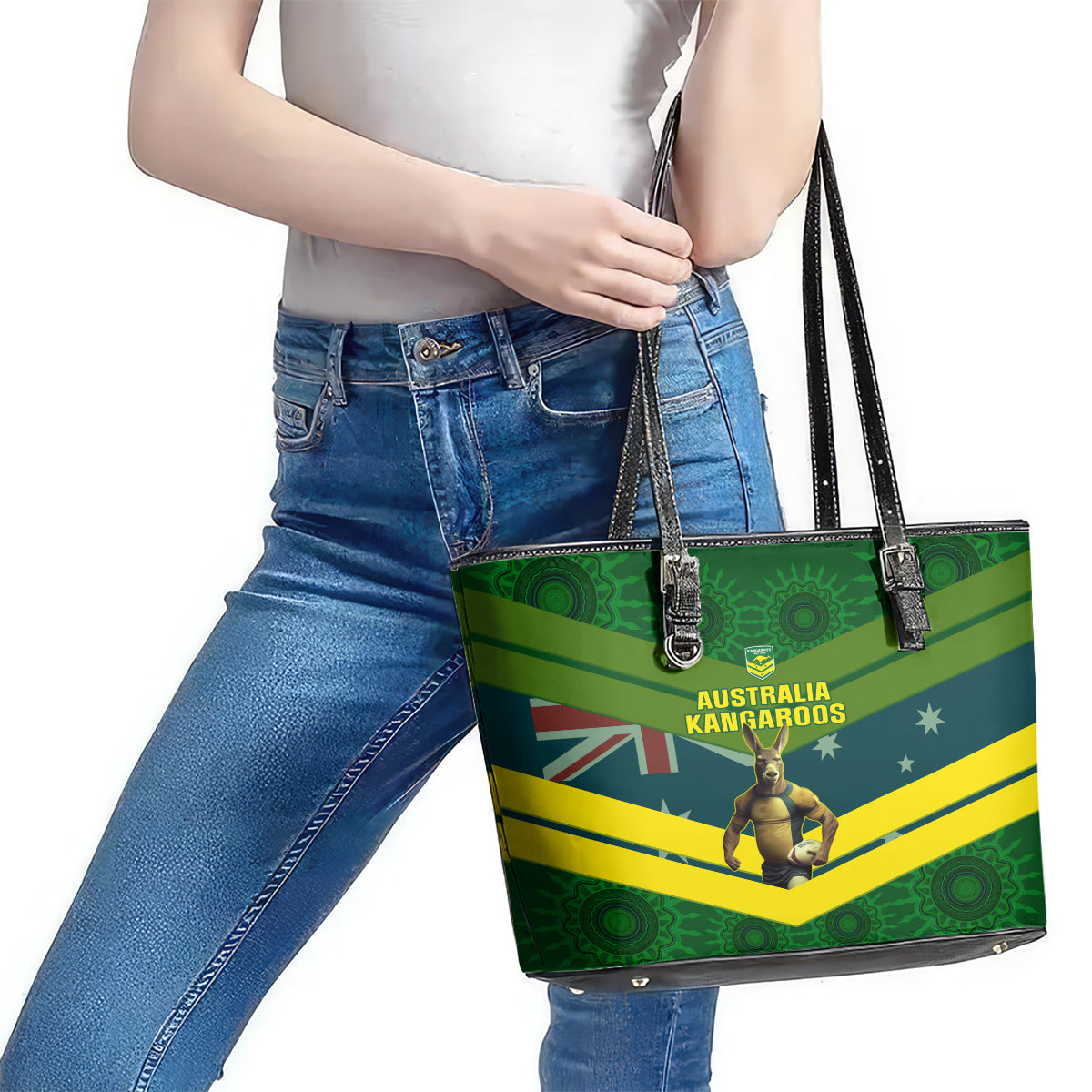 custom-australia-rugby-leather-tote-bag-pacific-2023-go-aussie-kangaroos