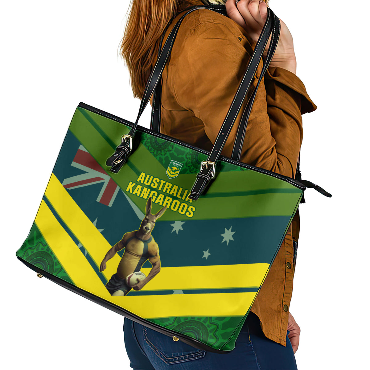 custom-australia-rugby-leather-tote-bag-pacific-2023-go-aussie-kangaroos