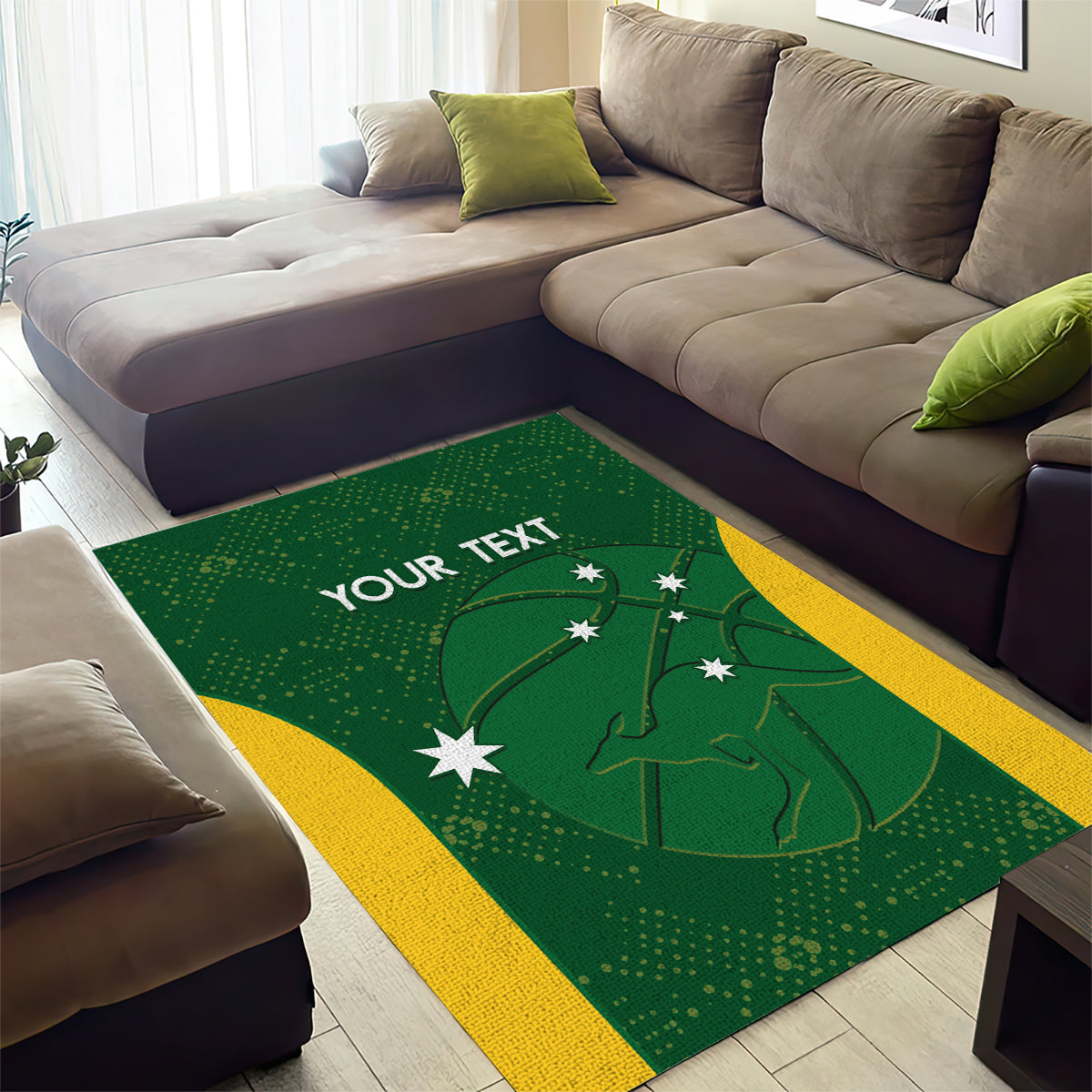 Custom Australia Basketball Area Rug Go Champions Aussie Boomers National Color