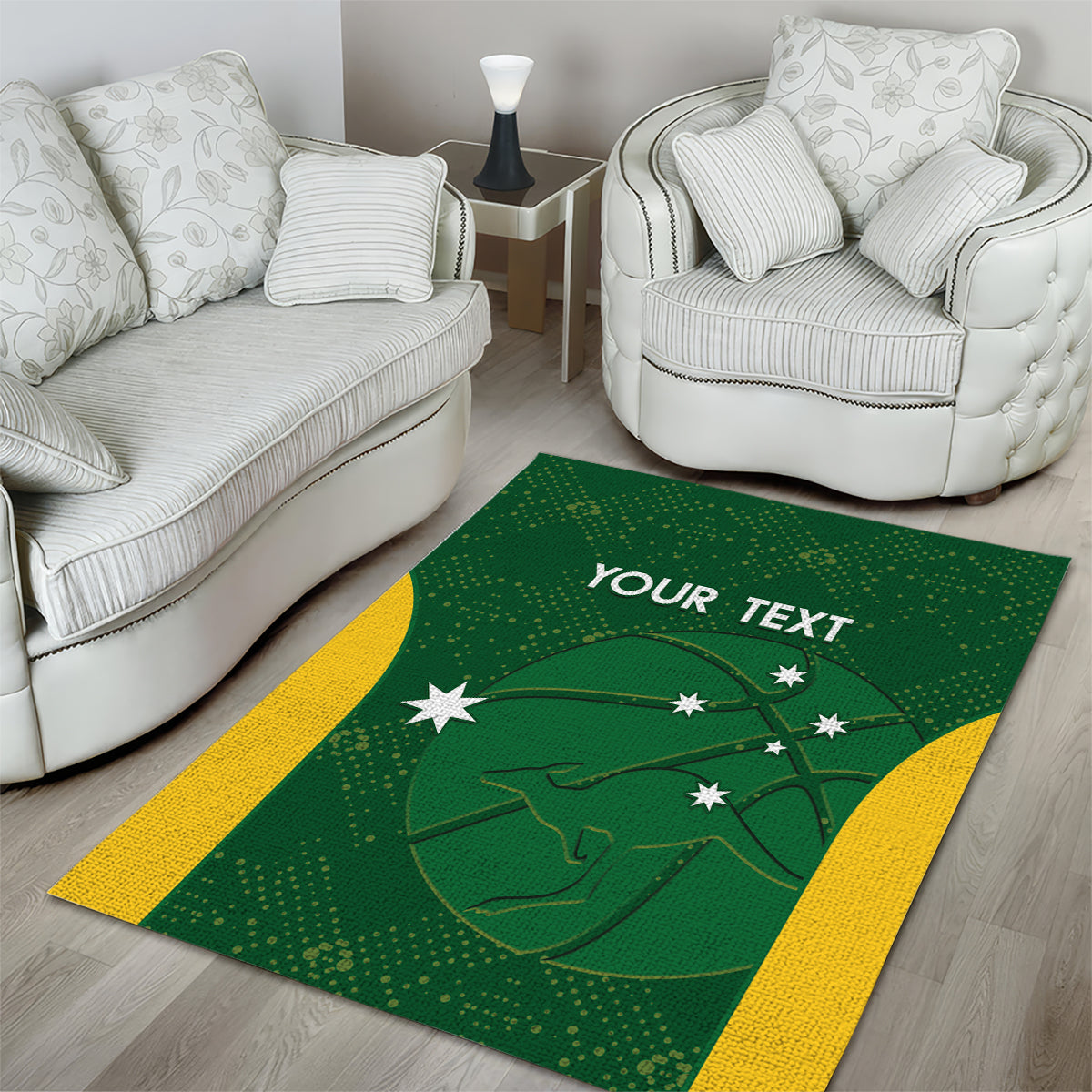 Custom Australia Basketball Area Rug Go Champions Aussie Boomers National Color