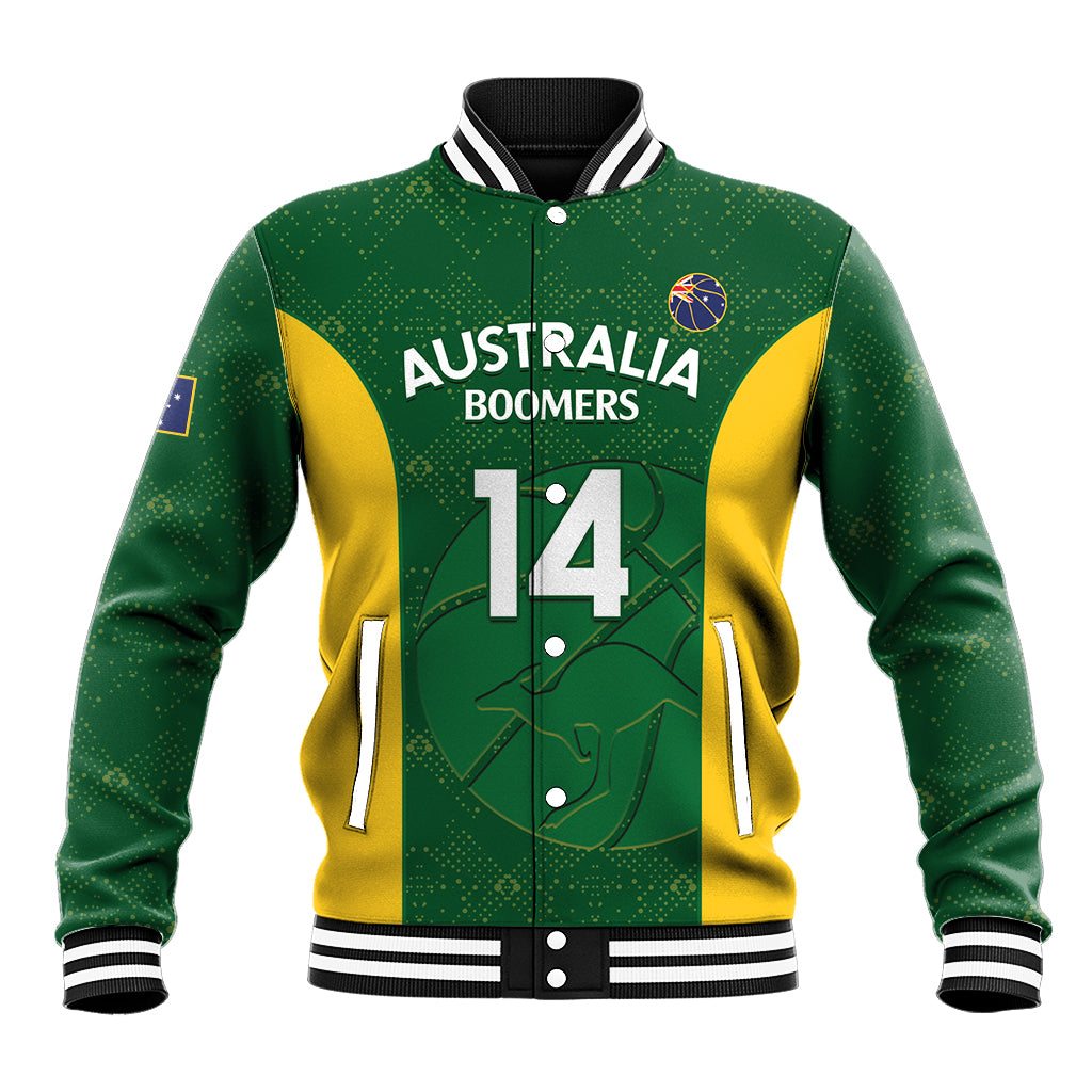 Custom Australia Basketball Baseball Jacket Go Champions Aussie Boomers National Color