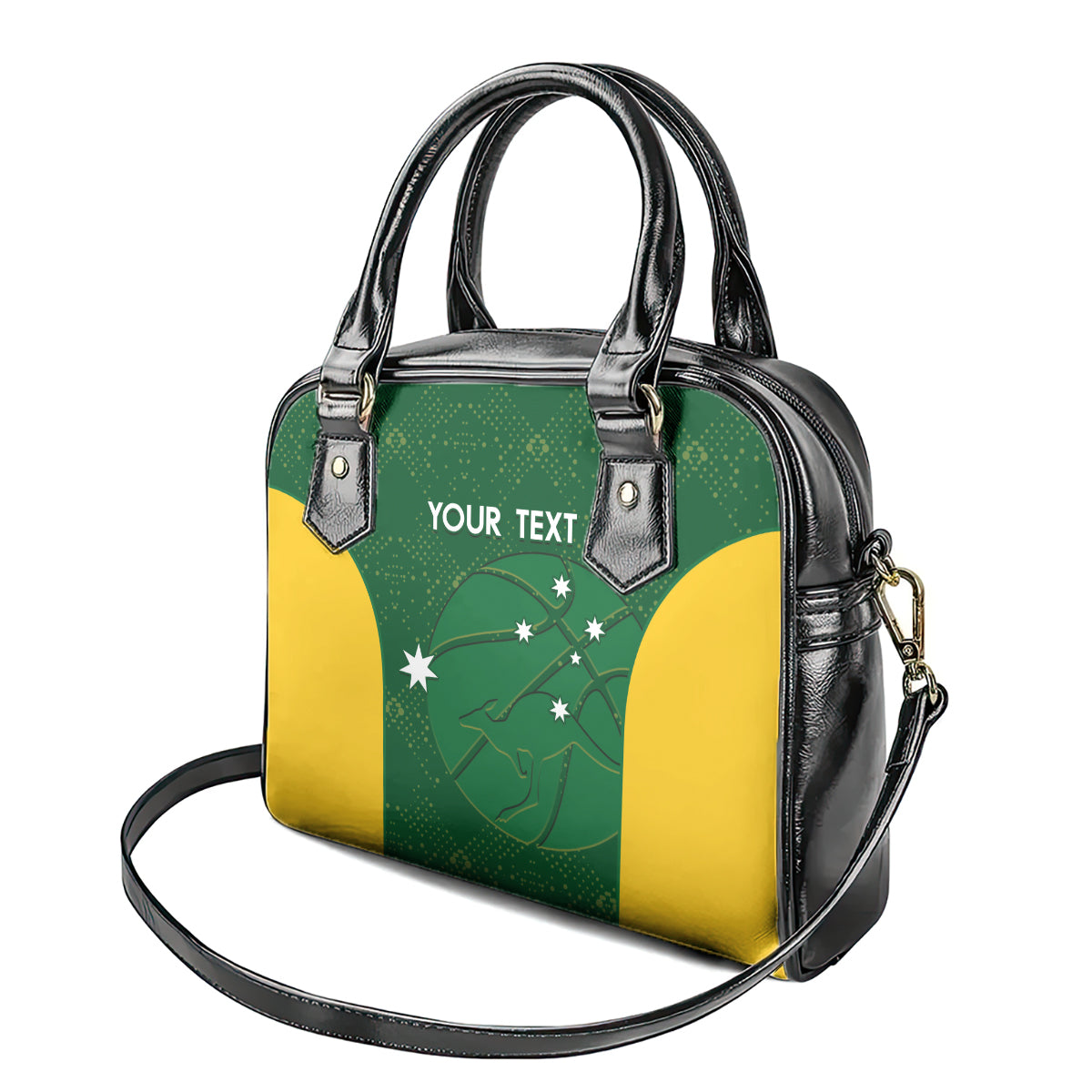 Custom Australia Basketball Shoulder Handbag Go Champions Aussie Boomers National Color