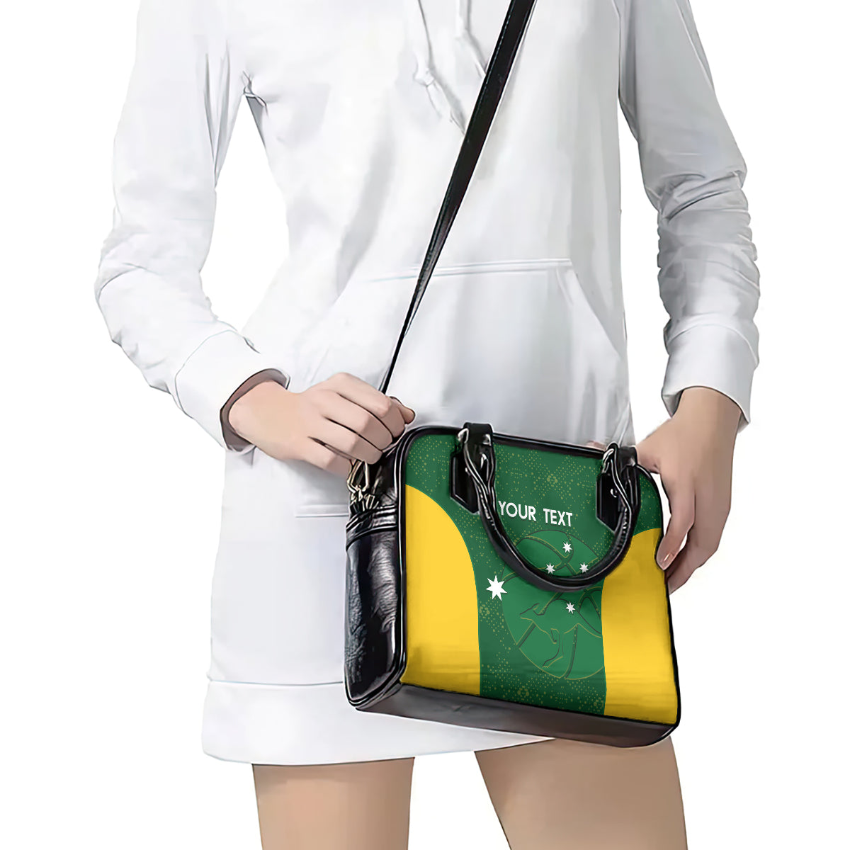 Custom Australia Basketball Shoulder Handbag Go Champions Aussie Boomers National Color