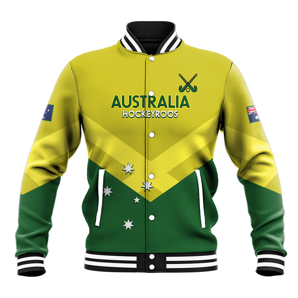 Custom Australia Field Hockey Baseball Jacket Go Champions Hockeyroos National Color