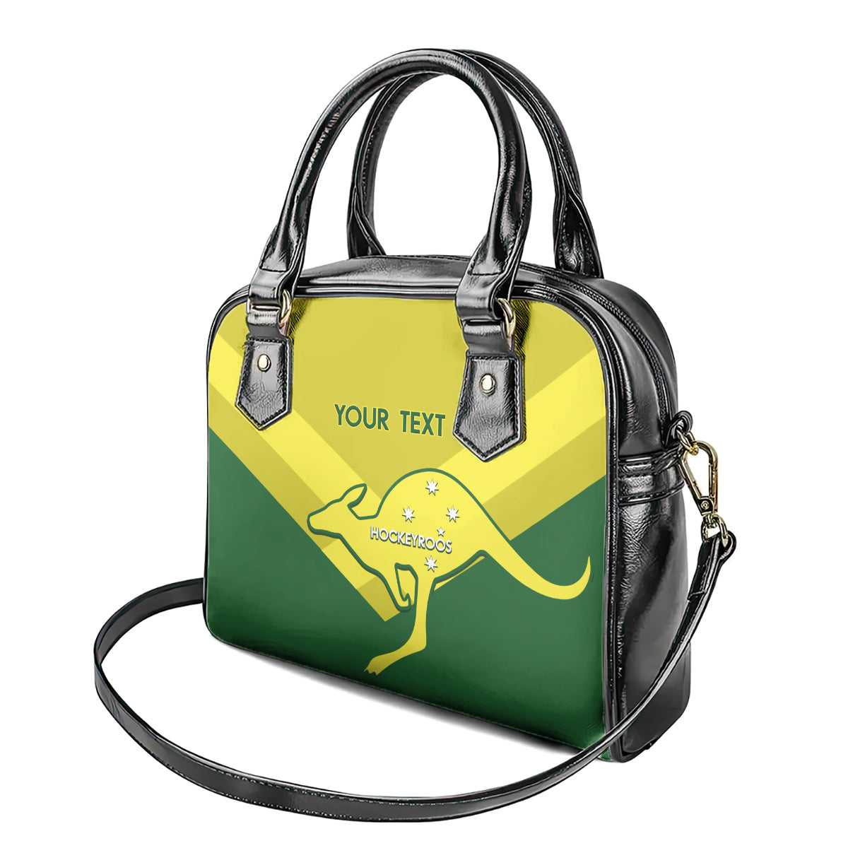 Custom Australia Field Hockey Shoulder Handbag Go Champions Hockeyroos National Color