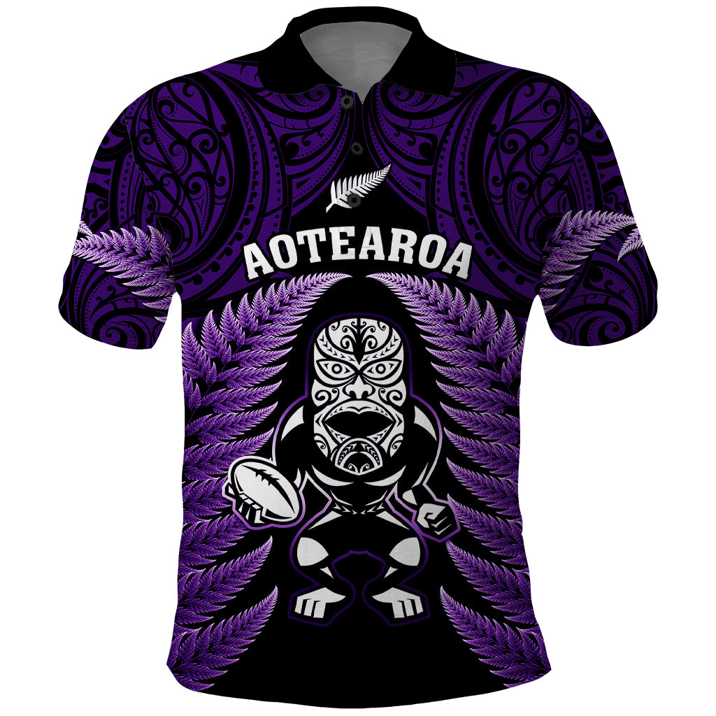 new-zealand-aotearoa-rugby-polo-shirt-nz-tiki-with-maori-fern-world-cup-purple-version