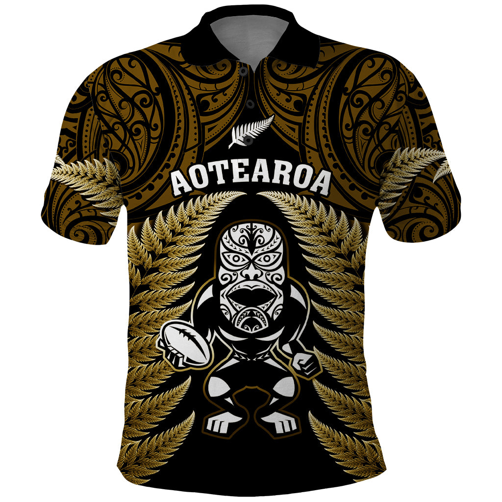 new-zealand-aotearoa-rugby-polo-shirt-nz-tiki-with-maori-fern-world-cup-gold-version