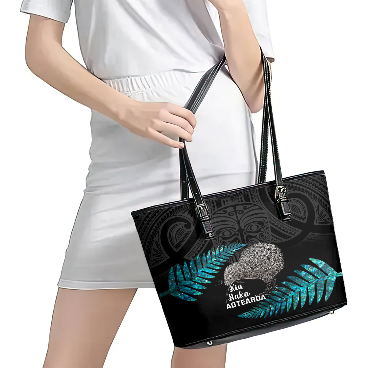 custom-new-zealand-silver-fern-rugby-leather-tote-bag-pacific-2023-kia-haka-kiwis-with-maori-ta-moko