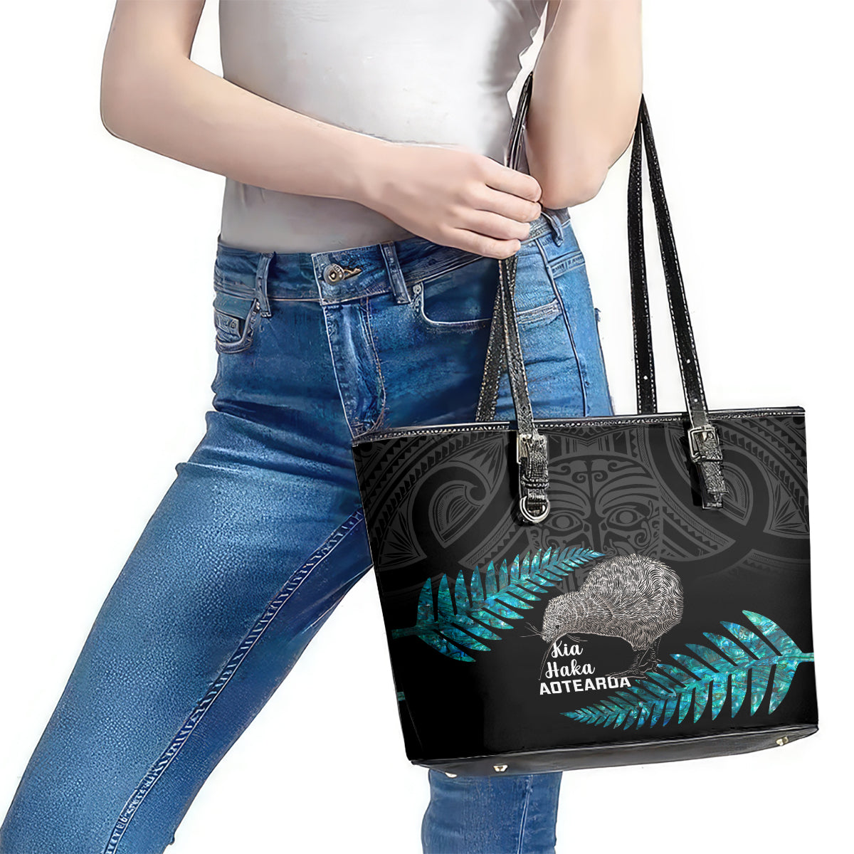 custom-new-zealand-silver-fern-rugby-leather-tote-bag-pacific-2023-kia-haka-kiwis-with-maori-ta-moko