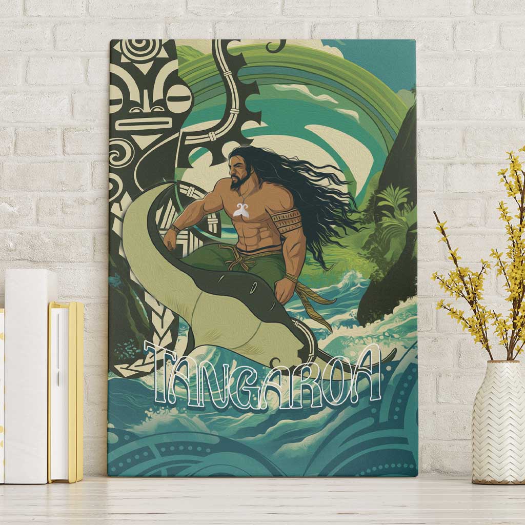 Aotearoa Tangaroa Atua Canvas Wall Art New Zealand God Of The Ocean