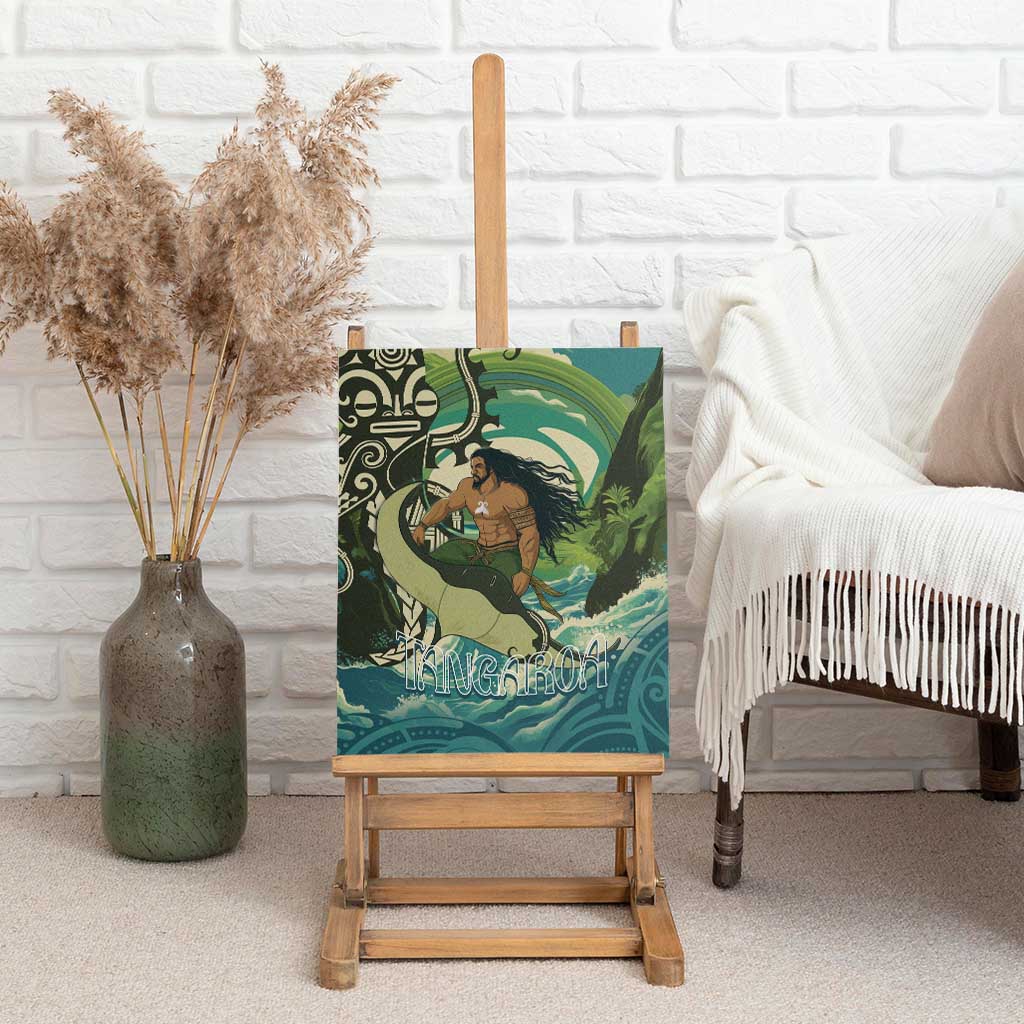 Aotearoa Tangaroa Atua Canvas Wall Art New Zealand God Of The Ocean