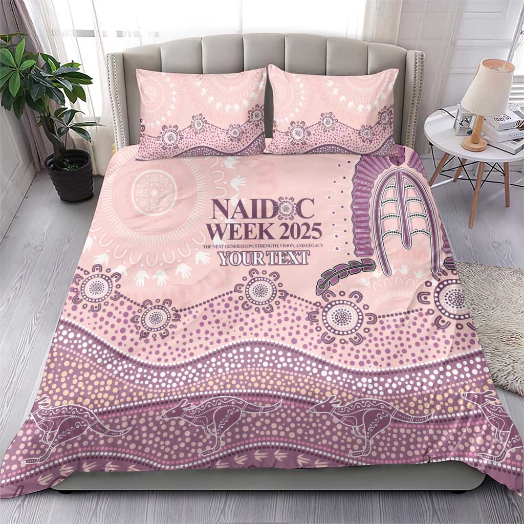 Personalised Australia NAIDOC Week Dhari Aboriginal Art Bedding Set