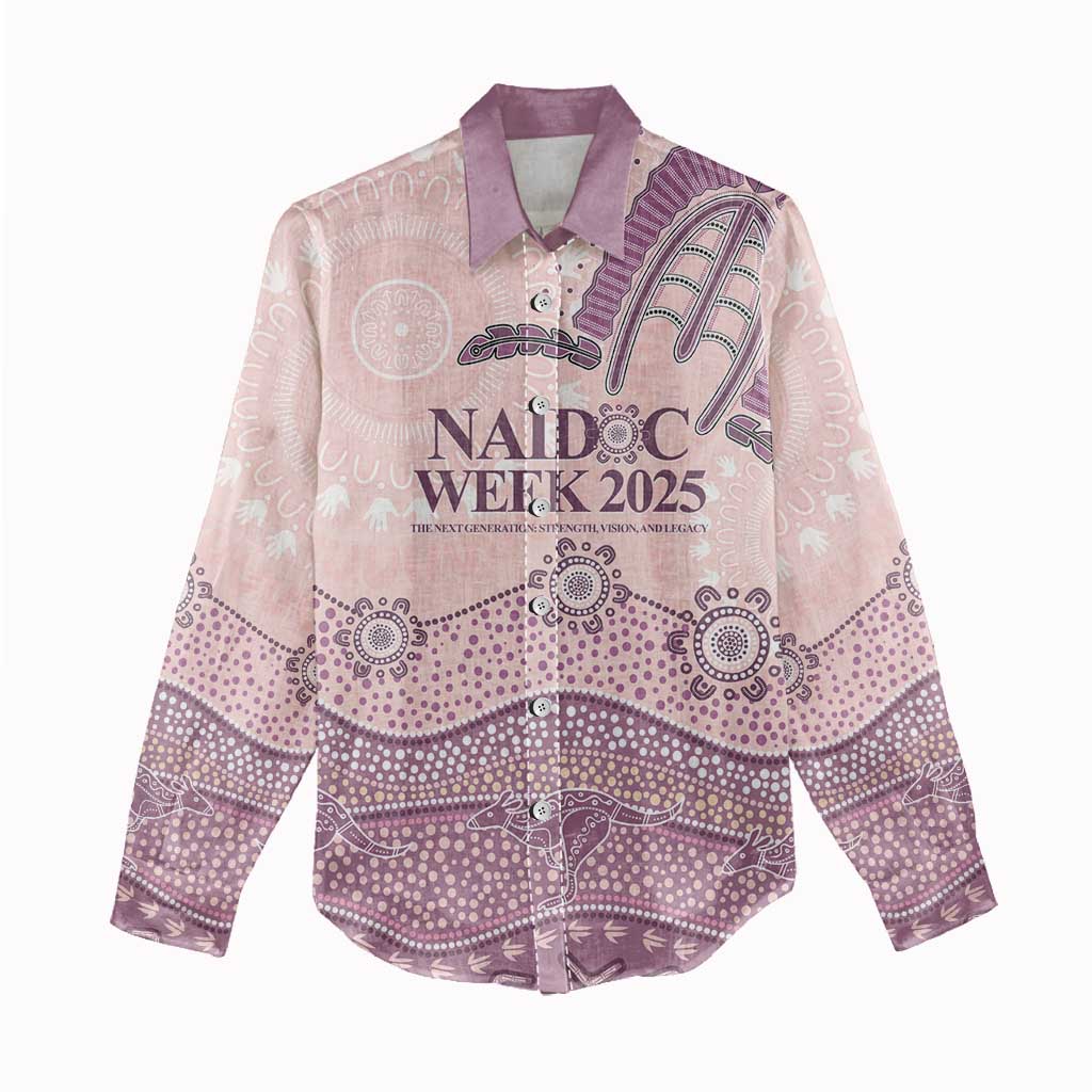 Personalised Australia NAIDOC Week Dhari Aboriginal Art Women Casual Shirt