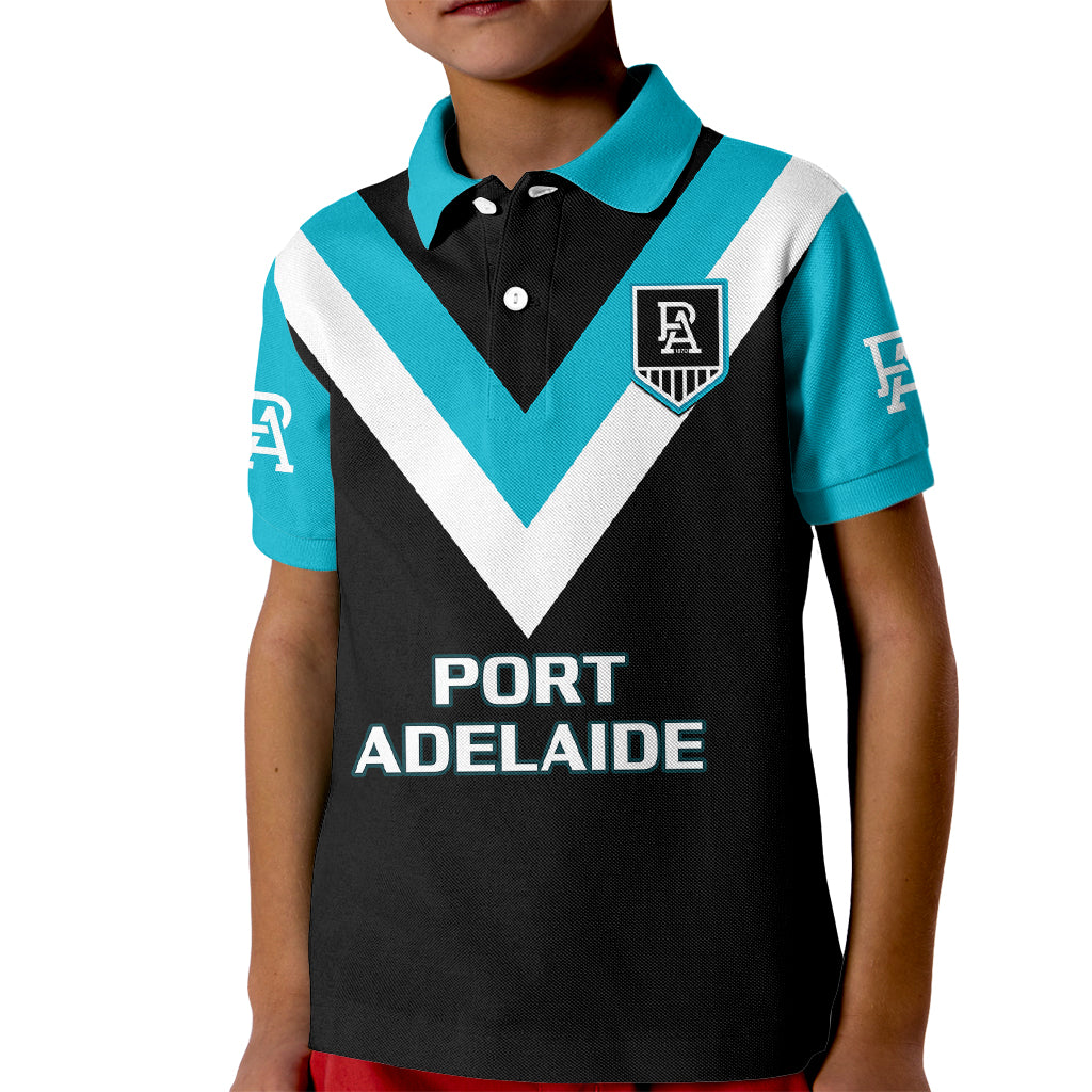 port-adelaide-football-2023-kid-polo-shirt-go-power-sporty-style