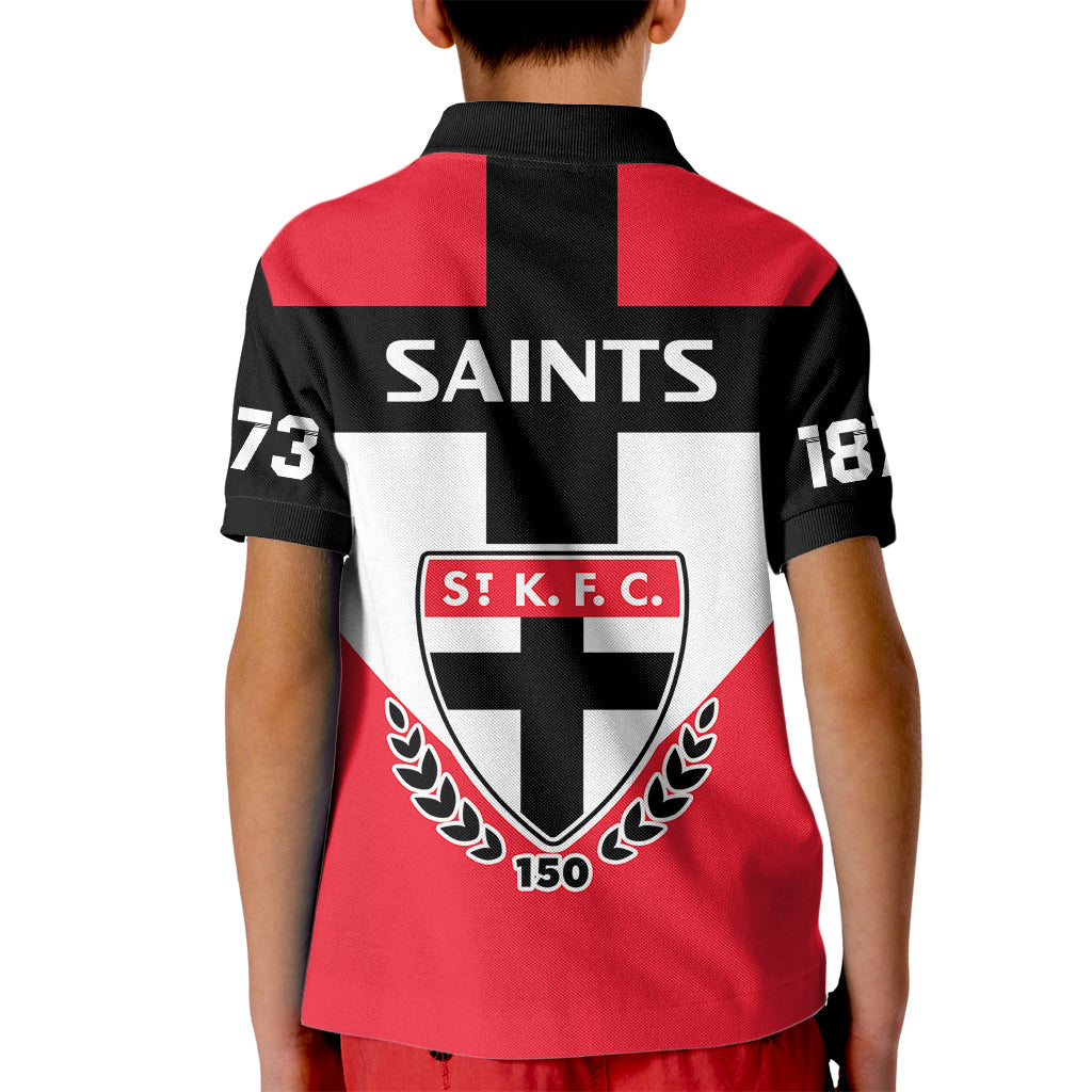 st-kilda-football-2023-kid-polo-shirt-saints-150th-anniversary-sporty-style