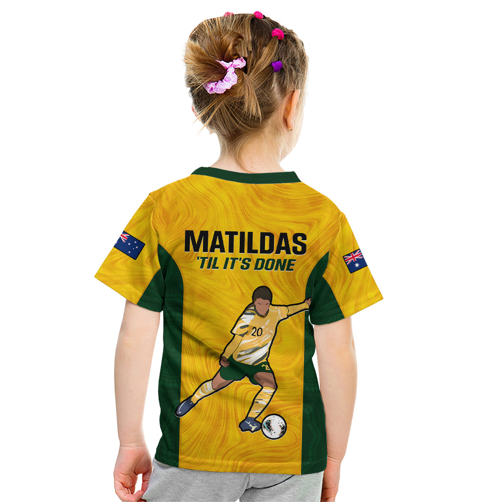 australia-soccer-kid-t-shirt-sam-kerr-matildas-proud-2023-world-cup-yellow