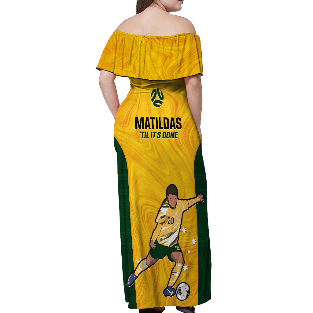 australia-soccer-off-shoulder-maxi-dress-sam-kerr-matildas-proud-2023-world-cup-yellow