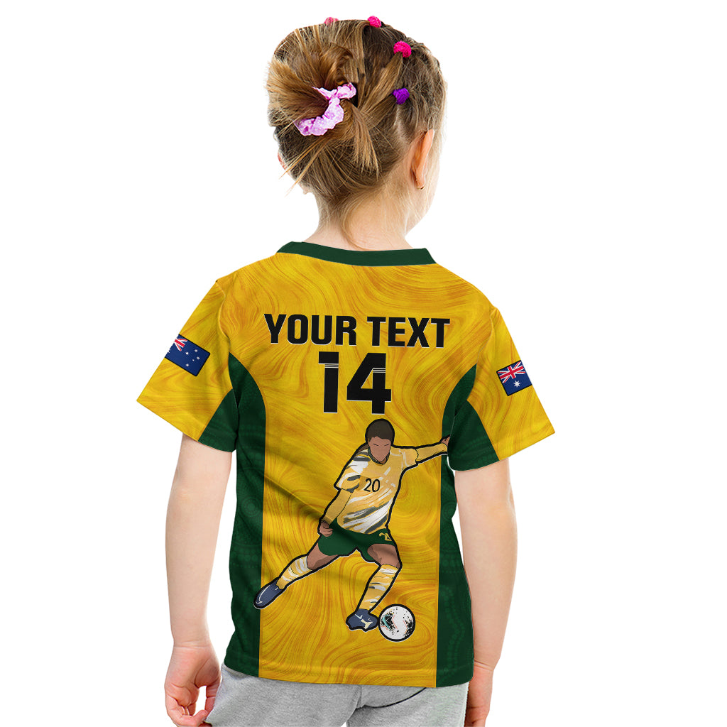 custom-australia-soccer-kid-t-shirt-sam-kerr-matildas-proud-2023-world-cup-yellow