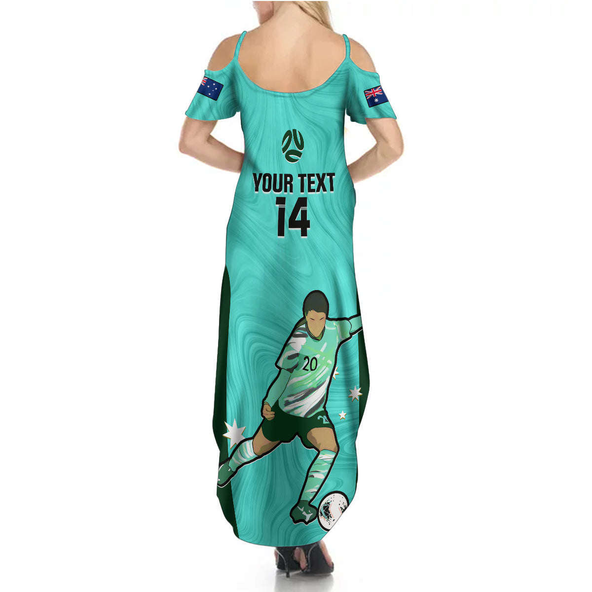 custom-australia-soccer-summer-maxi-dress-sam-kerr-matildas-proud-2023-world-cup-turquoise