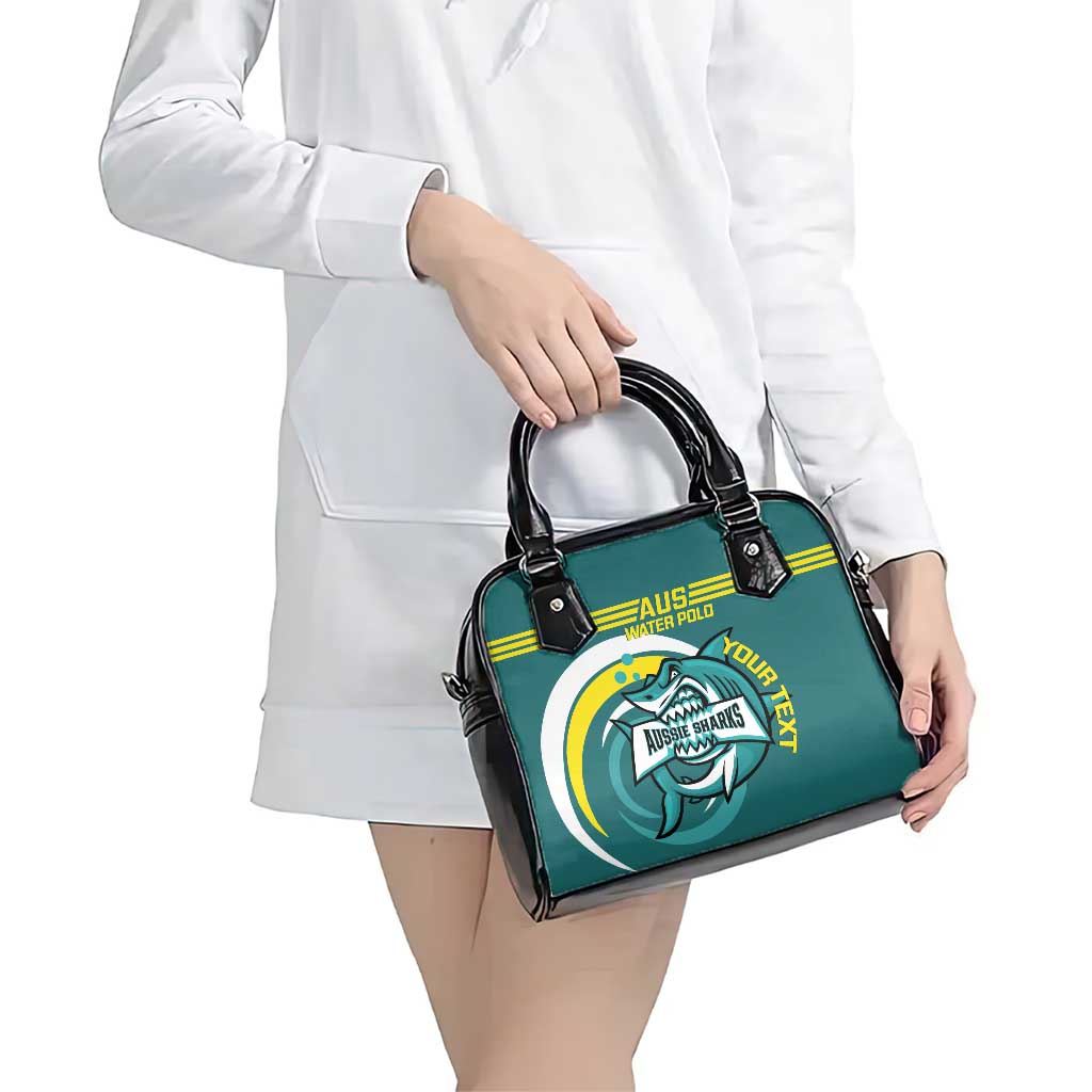 Custom Australia Water Polo 2024 Shoulder Handbag Aussie Shark Sporty Version